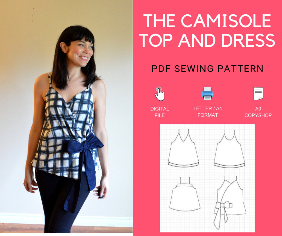 Camisole and slip dress - PDF pattern - Dune